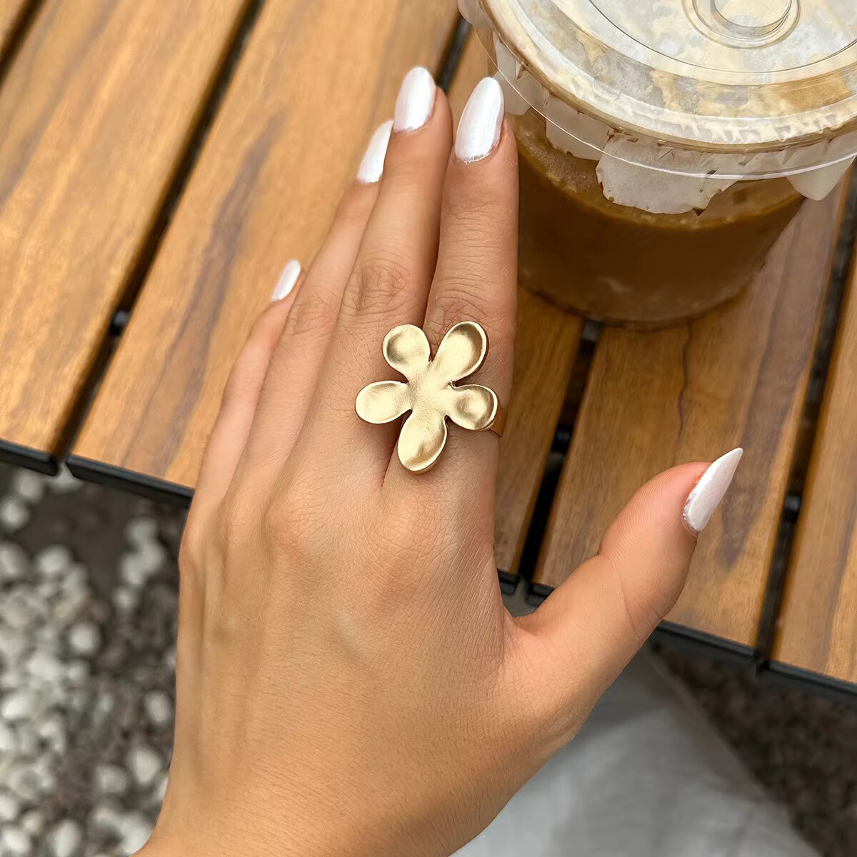 Bagues Tendance Ajustables Géométriques pour Femmes – Bijoux de Doigt Empilables 2025