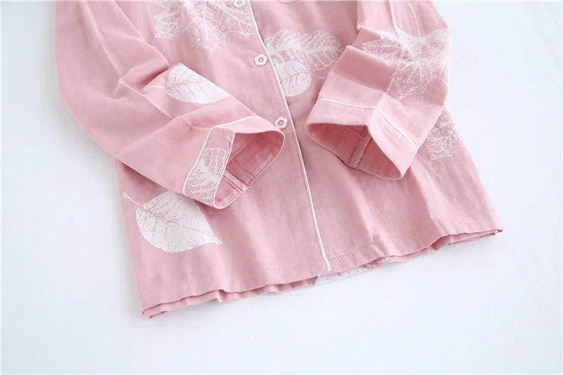 Cotton long sleeve casual sleepwear