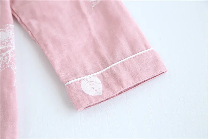 Cotton long sleeve casual sleepwear