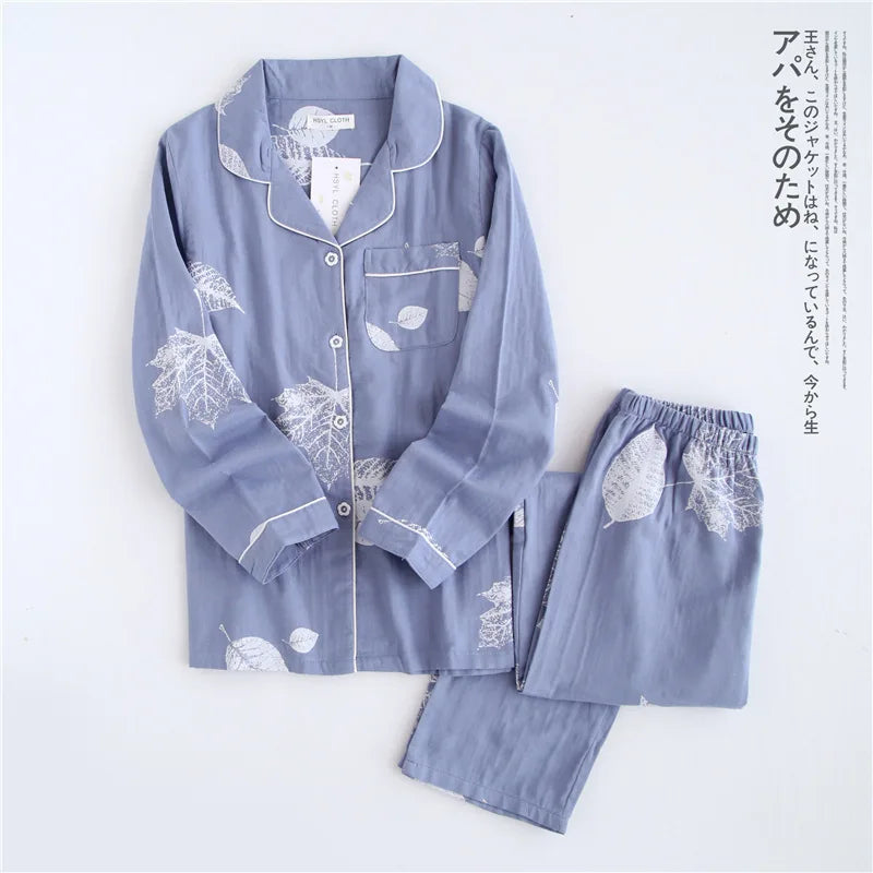 Cotton long sleeve casual sleepwear