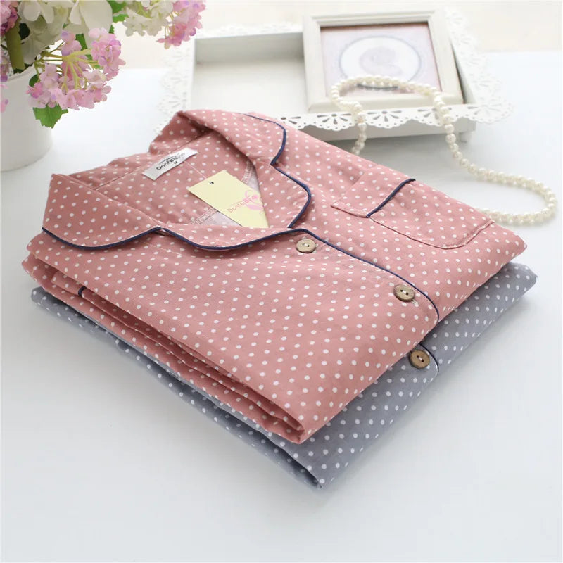 Cotton long sleeve casual sleepwear
