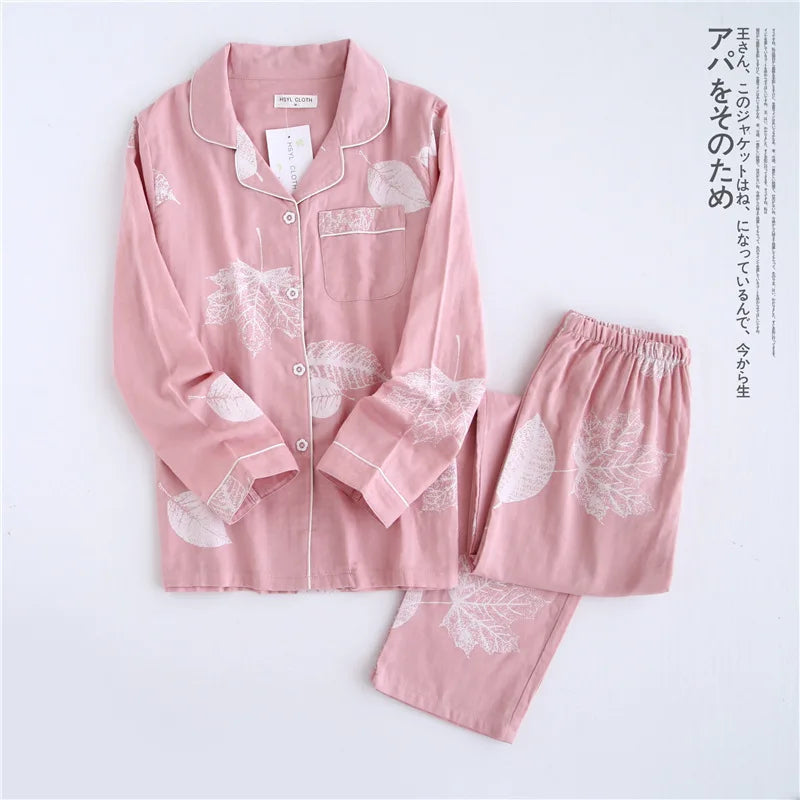 Cotton long sleeve casual sleepwear