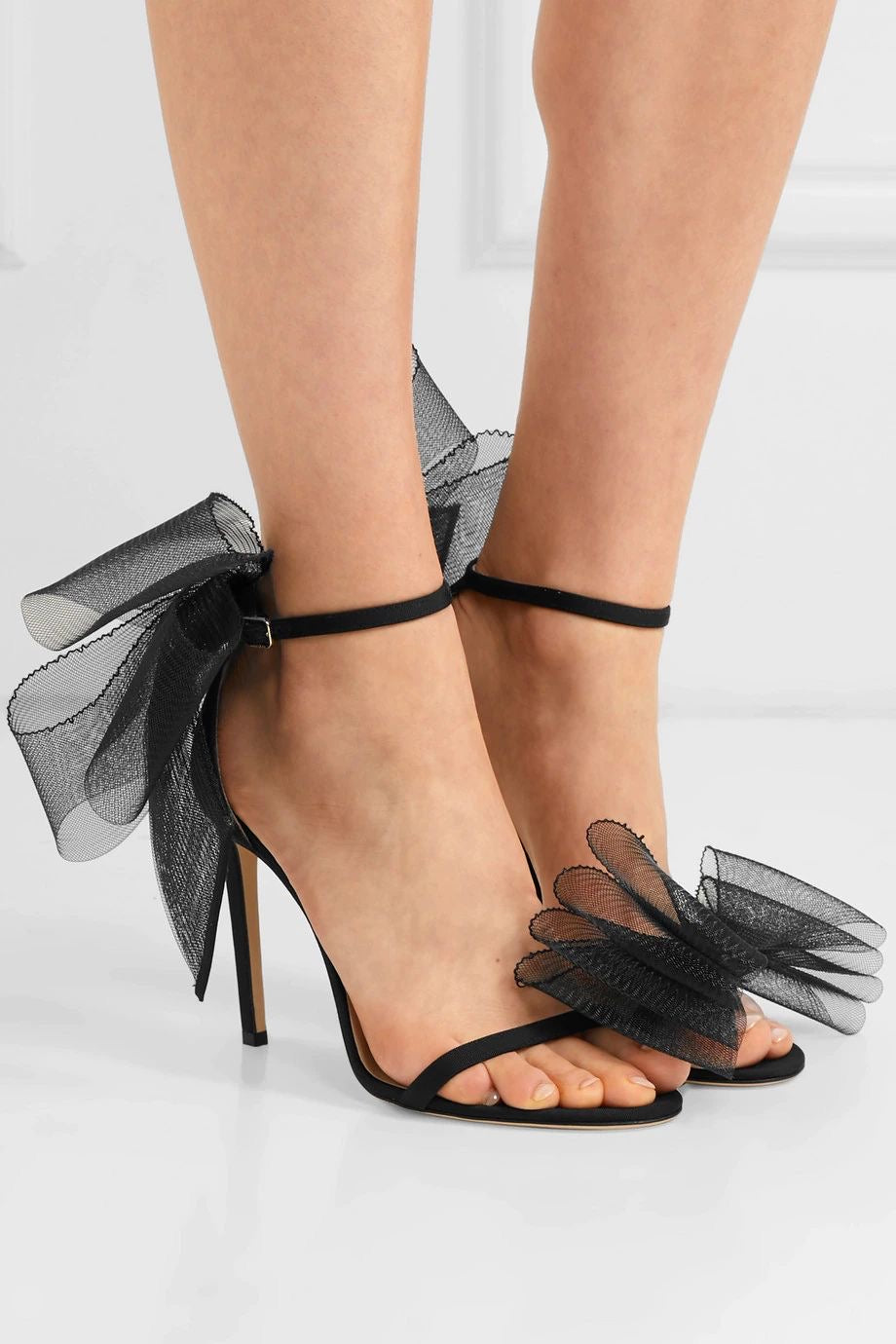 Big Butterfly-Knot Sandals Women High Heels