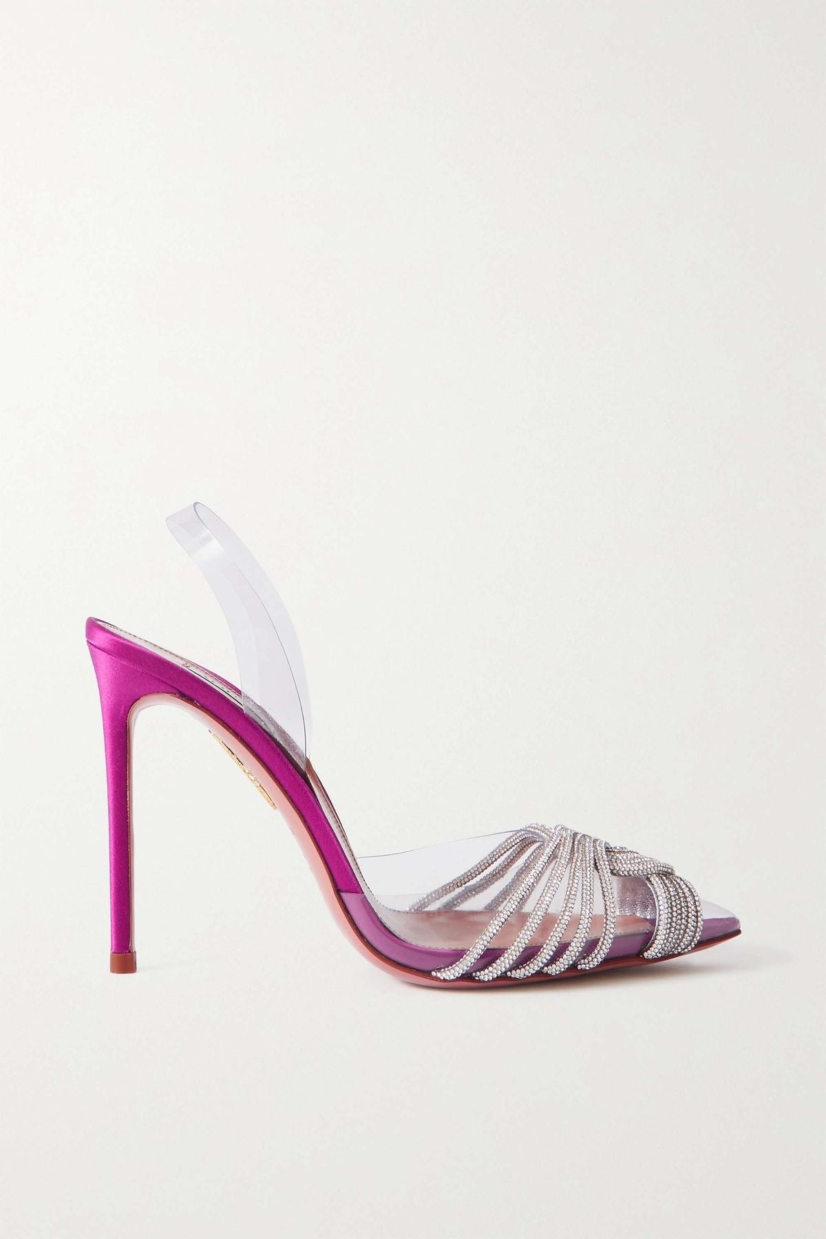 Rhinestone Banquet Shoes Pointed High-heeled
