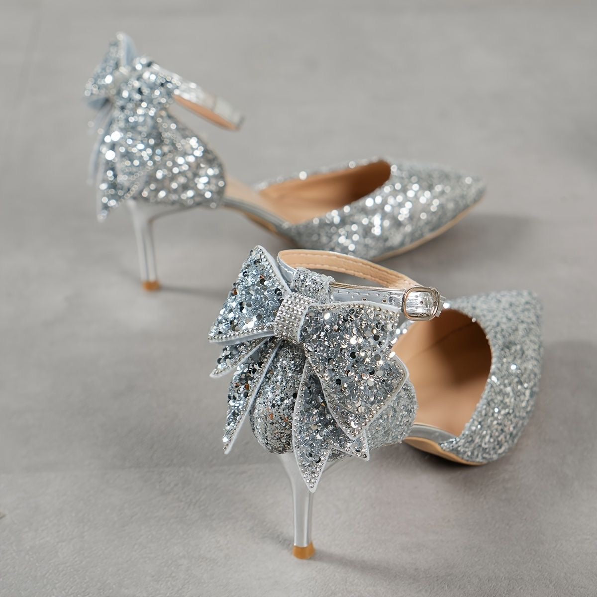 Butterfly Knot High Heel Elegant Women's Shoes