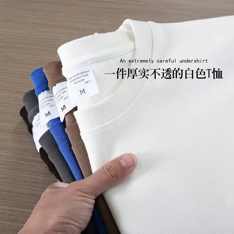 Black White Pure Cotton T-shirt