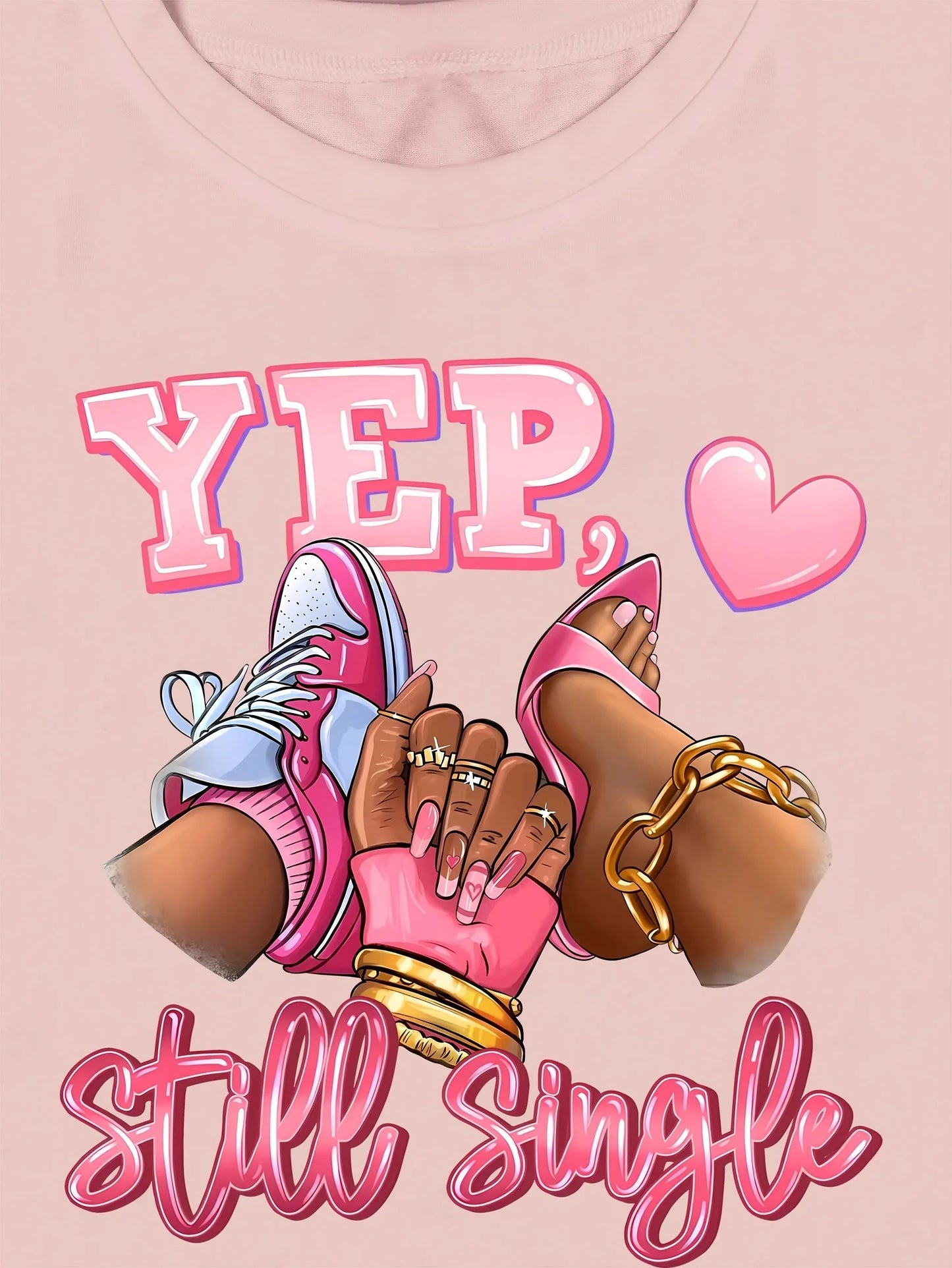 Sneaker Girl Graphic Print T-shirt