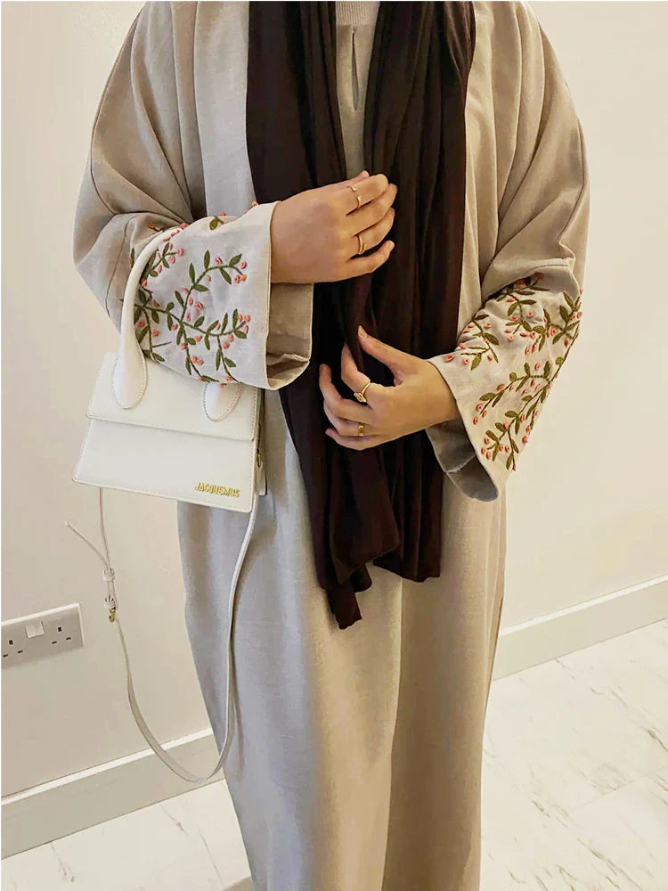 Embroidery Abayas Dress