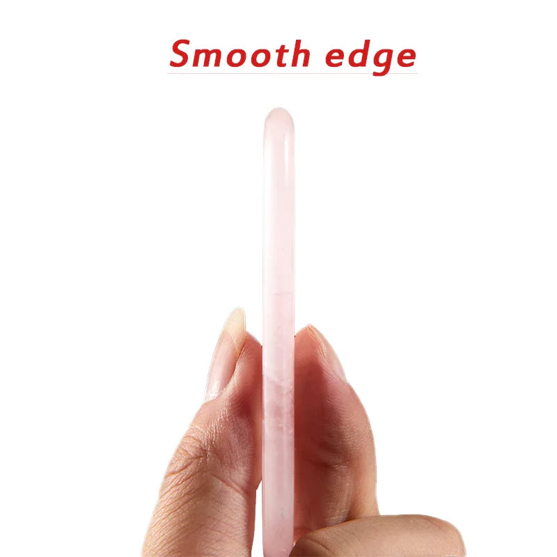 Natural jade Stone Massage for Face Gua Sha Facial Skin Neck Thin Face Lifting