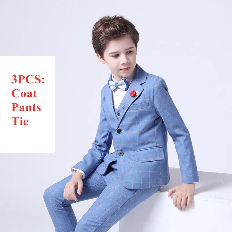 Top Quality Plaid Wedding Suit