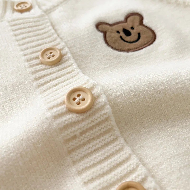Cute Bear Autumn Baby Knitted Coats