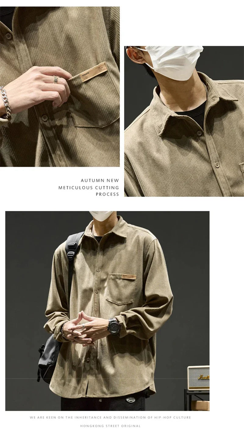 Long Sleeve Corduroy Shirts