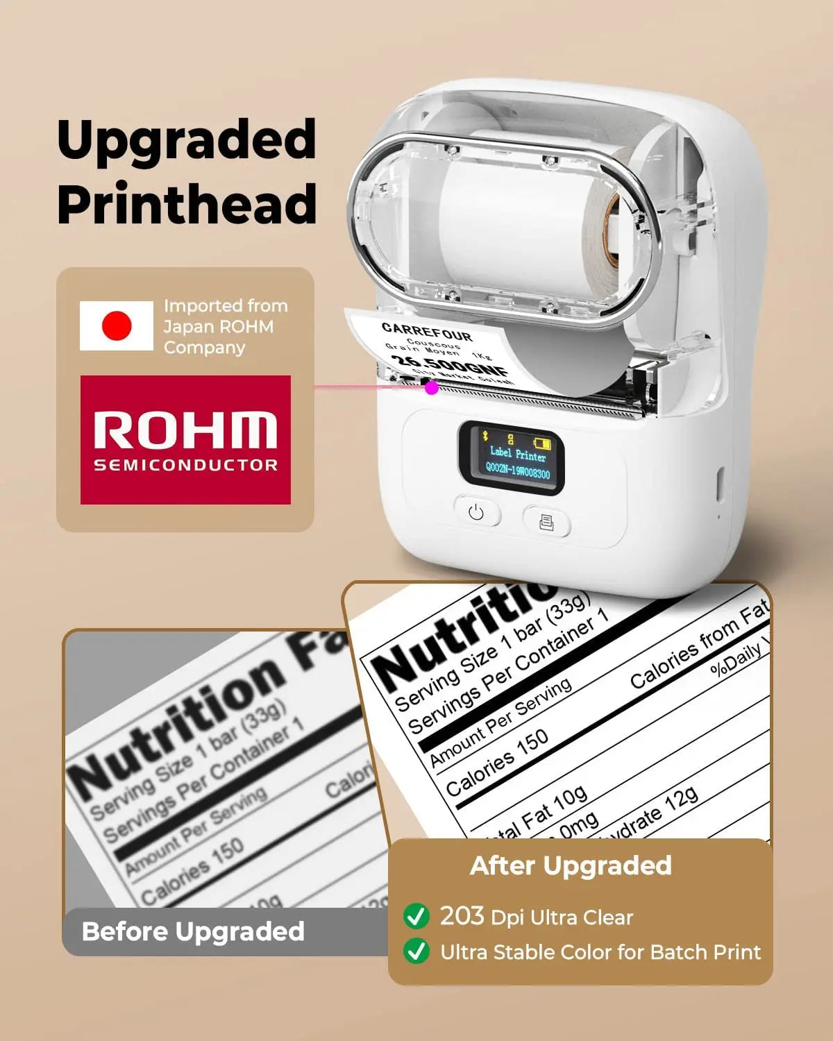 Mini Portable Thermal Label Printer
