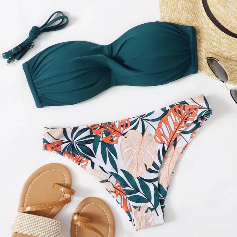 Summer Sexy Bikinis Female Swimsuits 2pcs