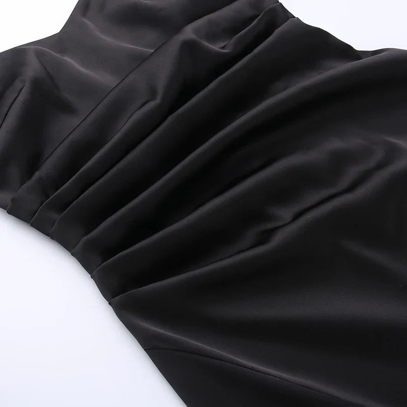 Swing Collar Sleeveless Dress
