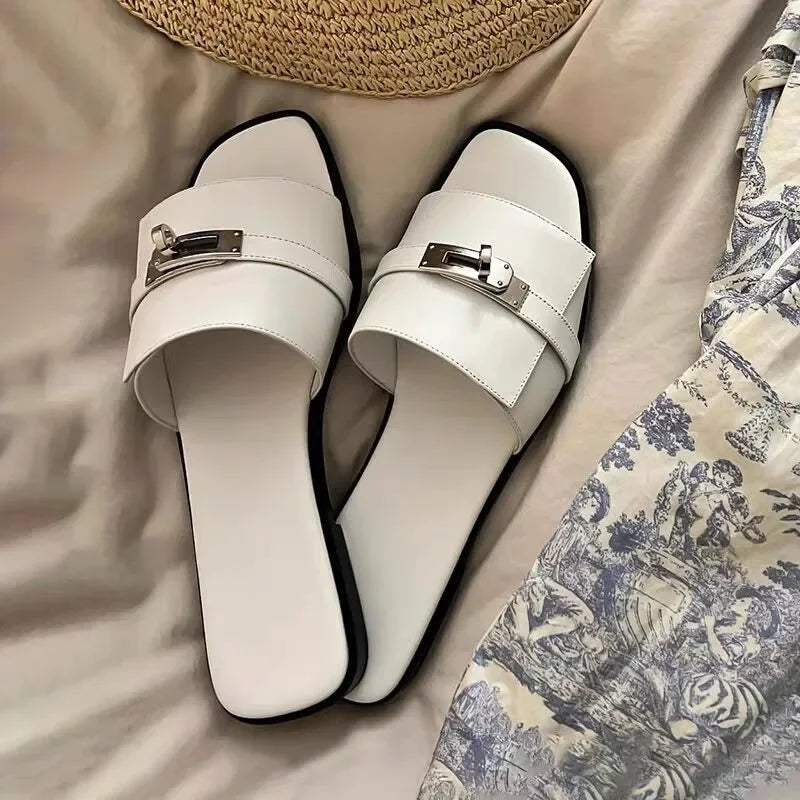 Women Slippers Flat Heels