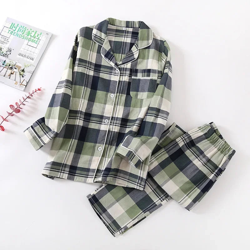 Cotton long sleeve casual sleepwear