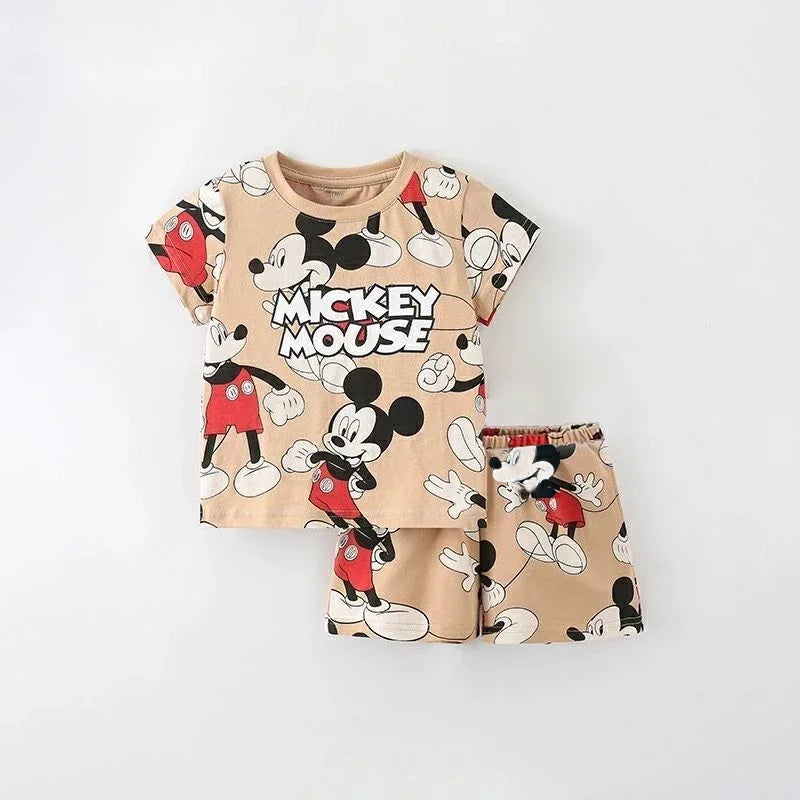 Trendy Casual 2 Piece/Sets For Girls Boys T-shirt +Shorts