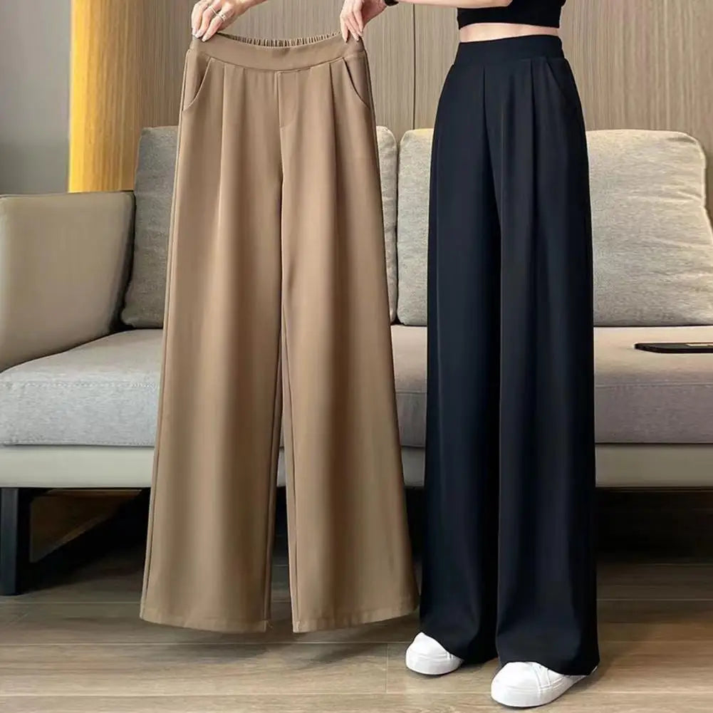 Women Wide Leg Pants with Pockets High Waist