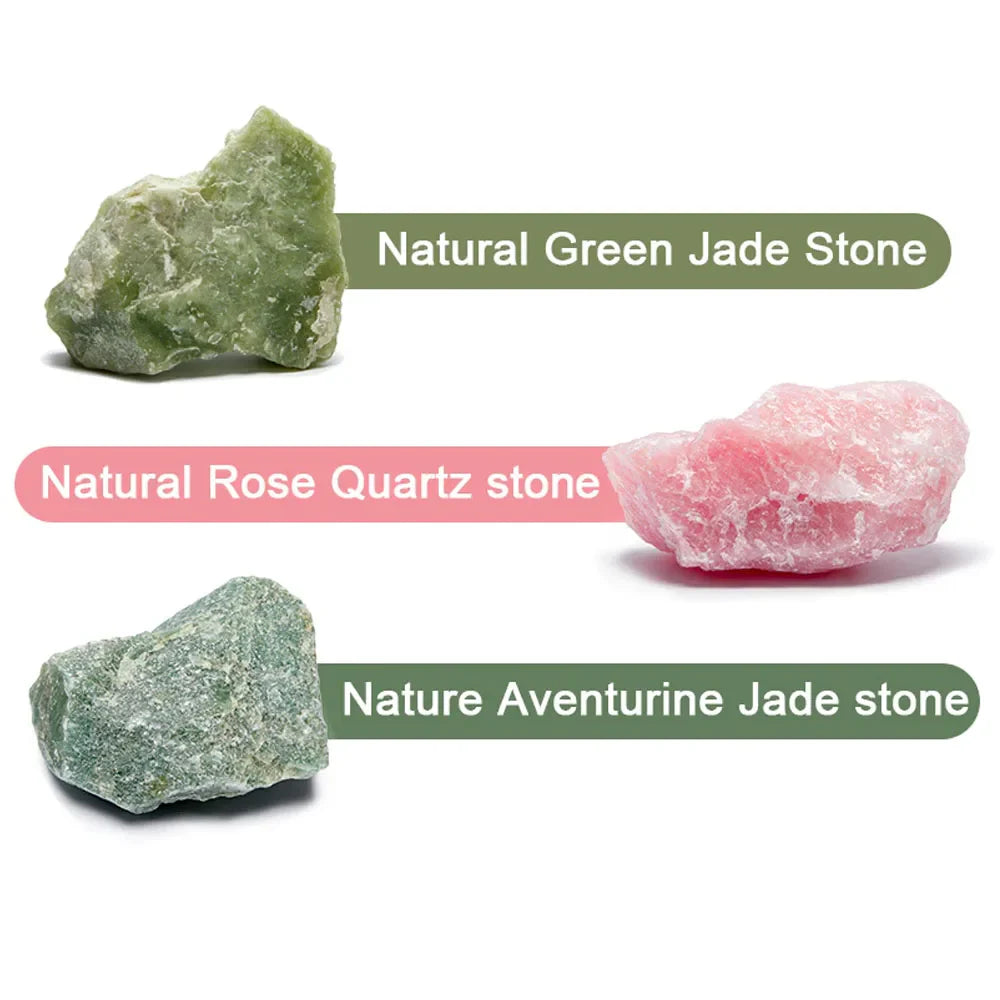 Natural jade Stone Massage for Face Gua Sha Facial Skin Neck Thin Face Lifting