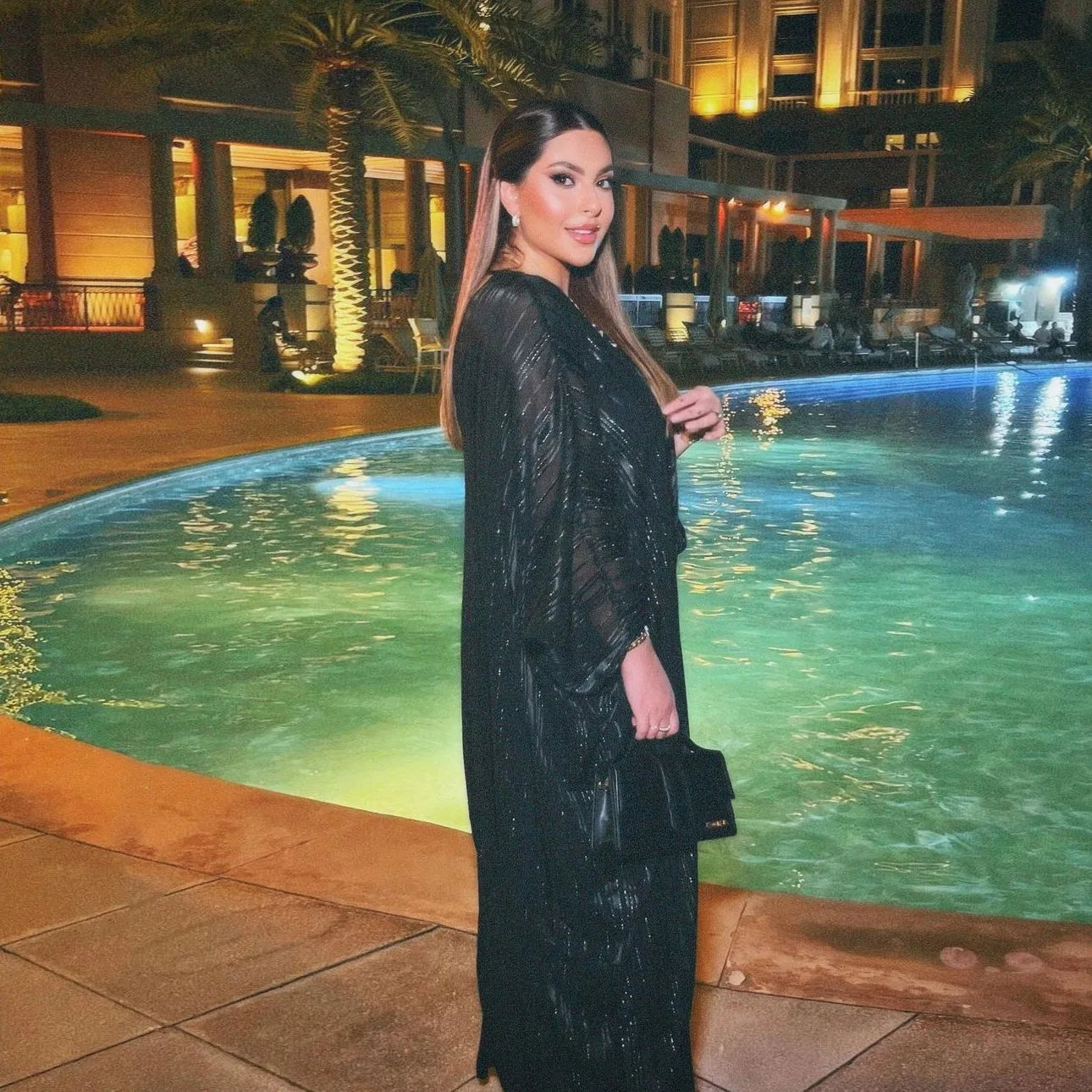 Luxury Shiny Abaya For Women