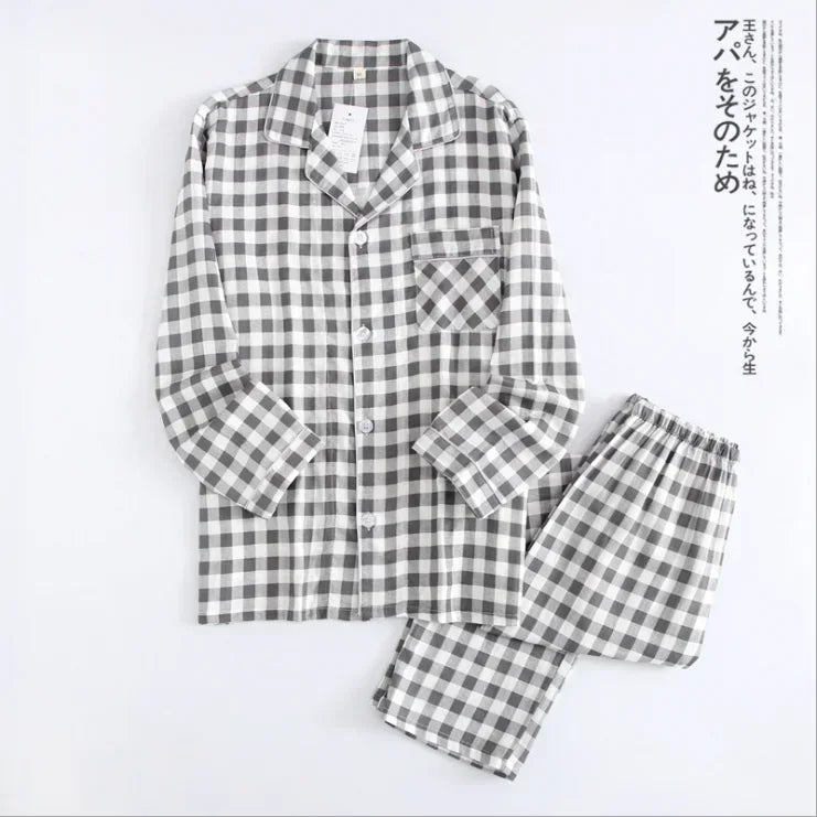 Cotton long sleeve casual sleepwear