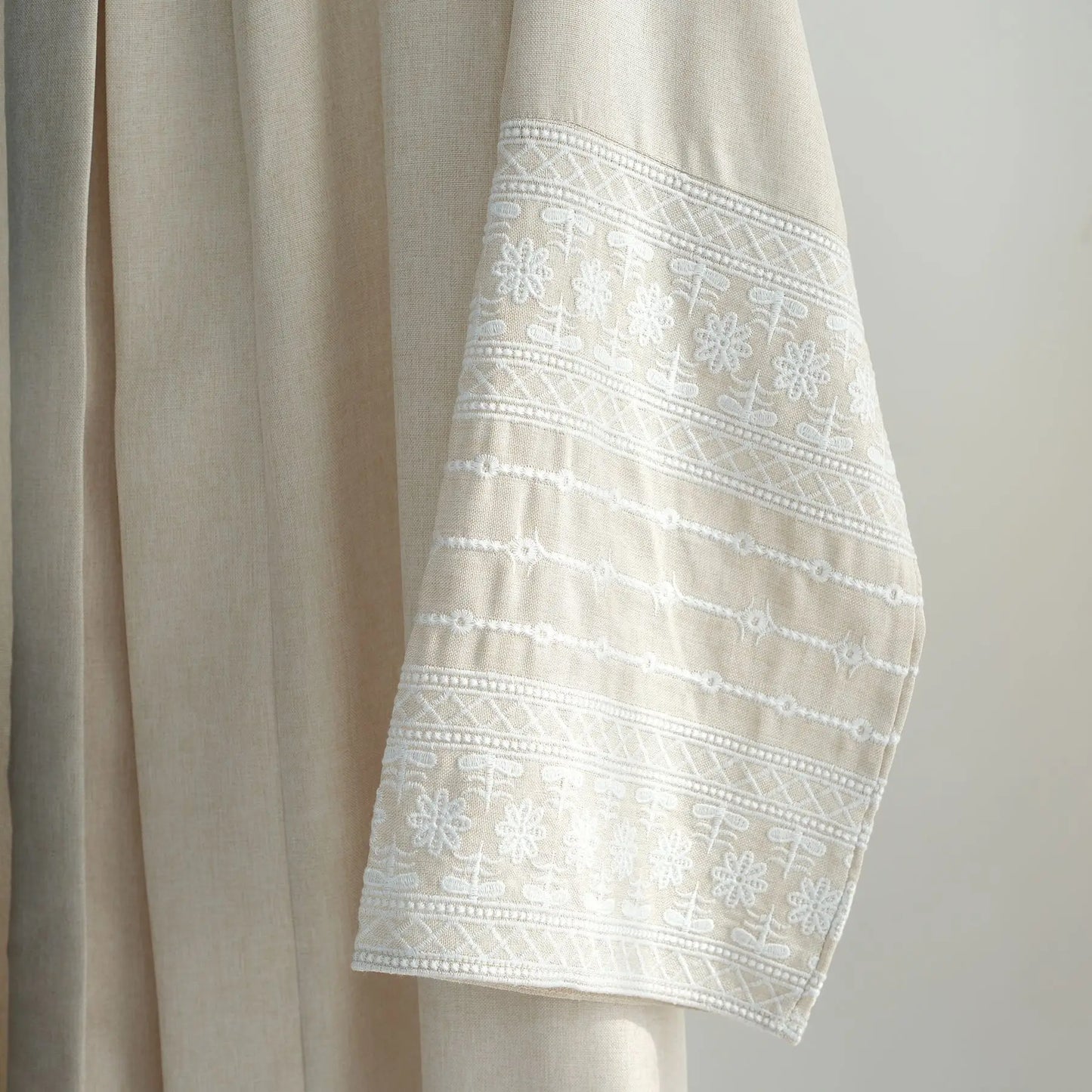 Embroidery Kimono Abaya