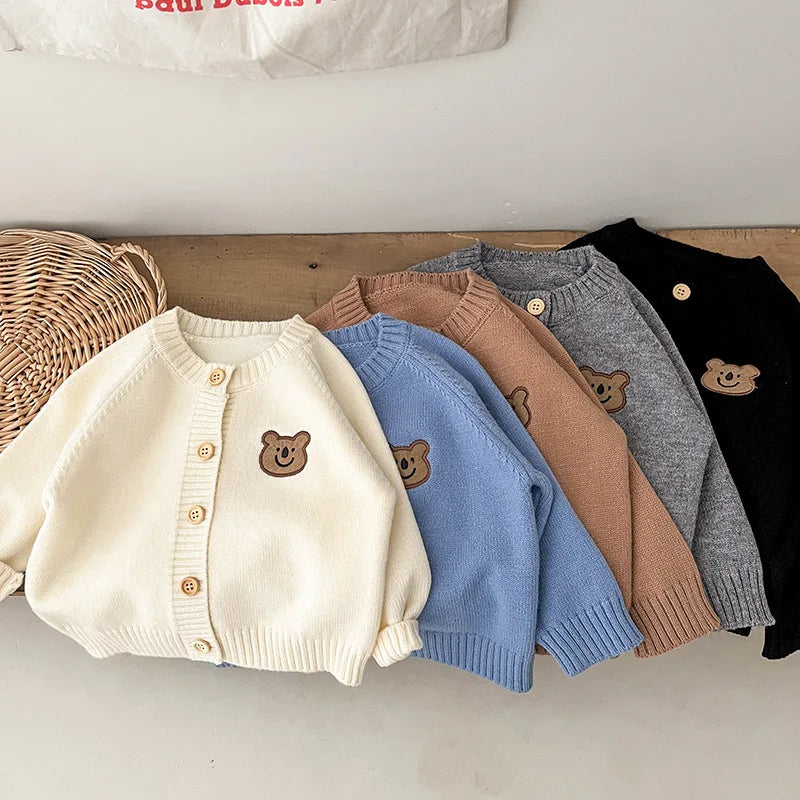 Cute Bear Autumn Baby Knitted Coats