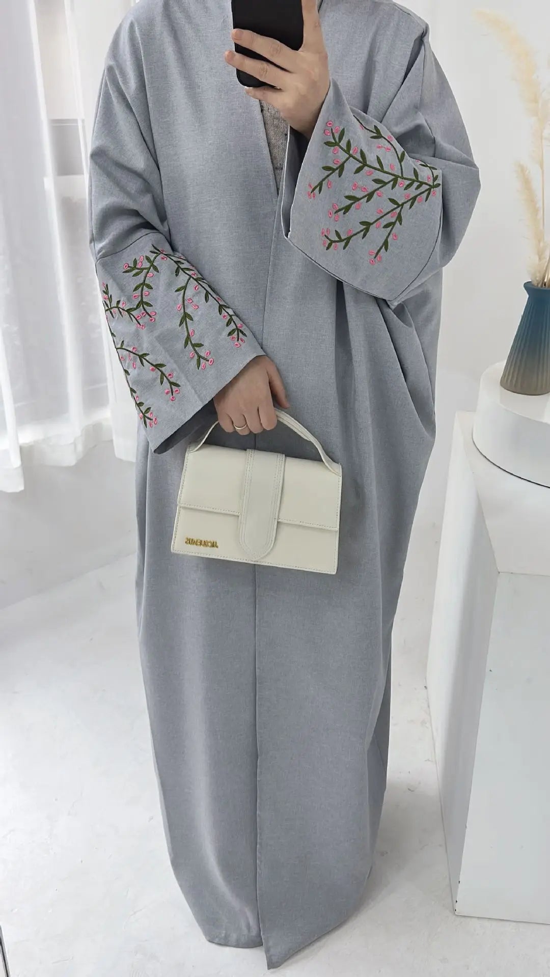 Embroidery Abayas Dress