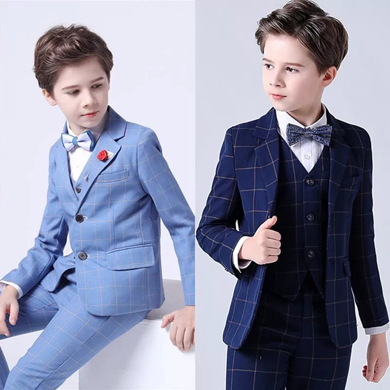 Top Quality Plaid Wedding Suit