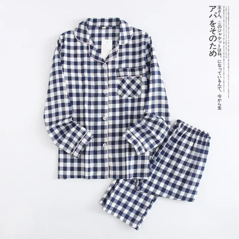 Cotton long sleeve casual sleepwear