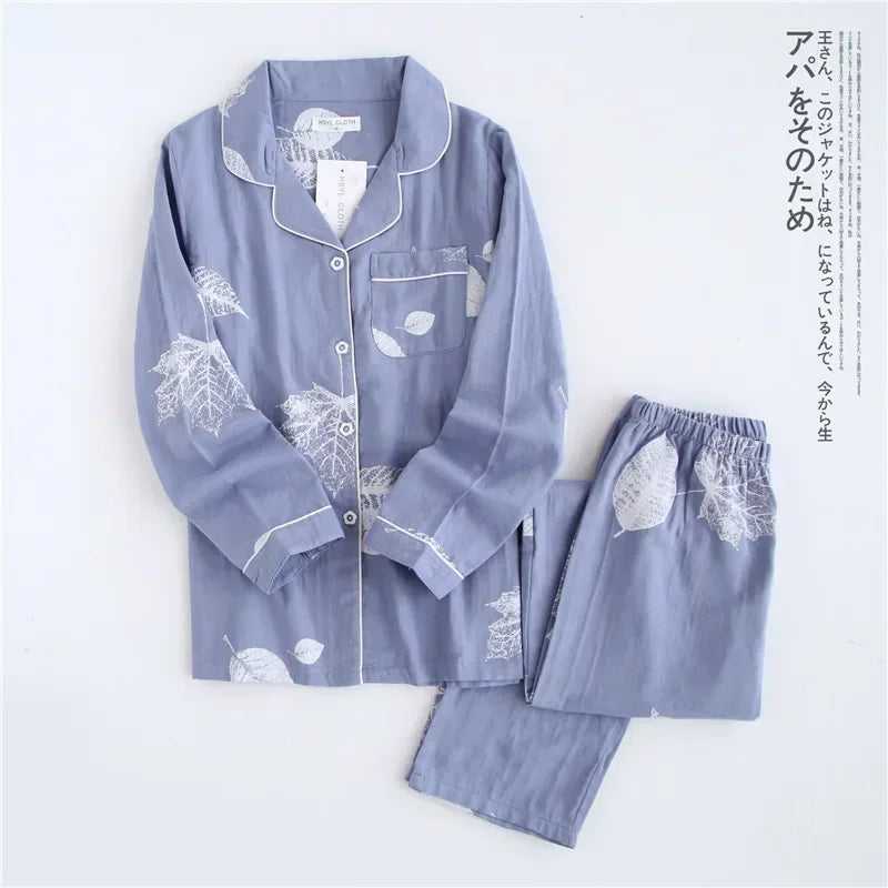 Cotton long sleeve casual sleepwear