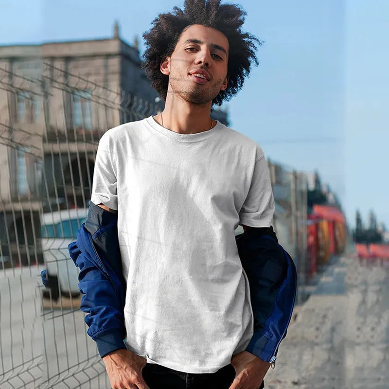 Cotton Solid Tshirts Mens