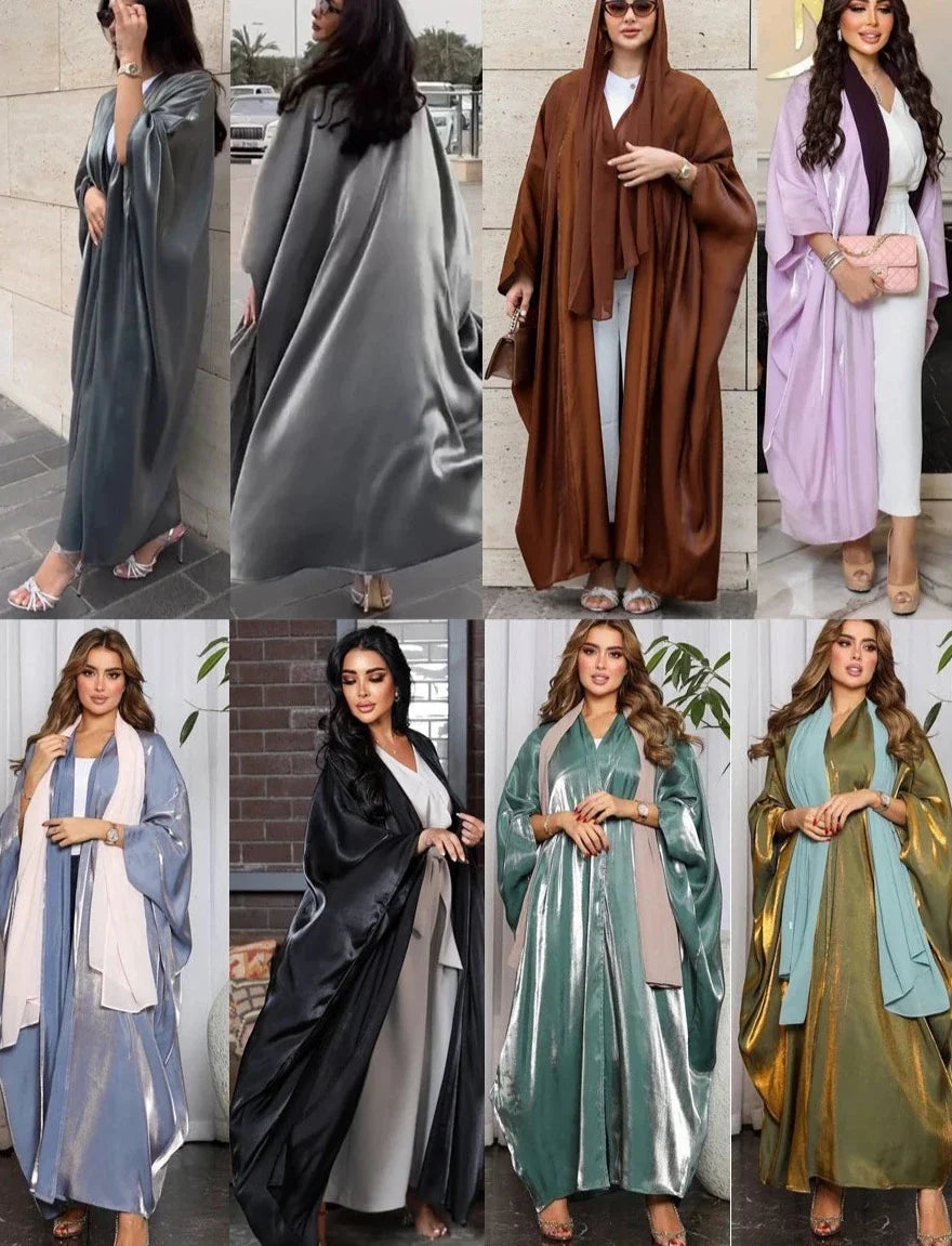 Abayas SATIN for Women Modest Muslim