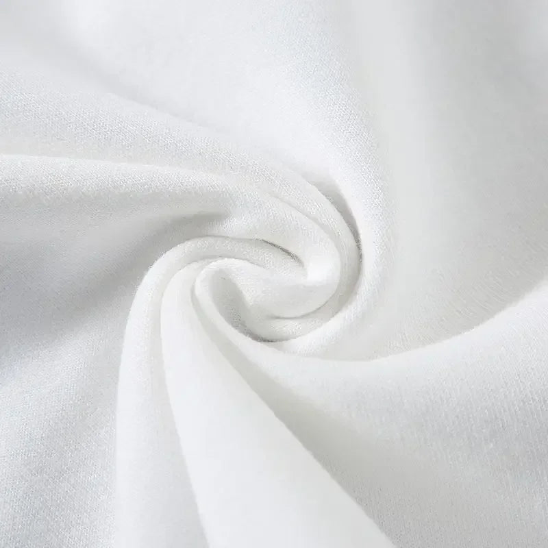 Black White Pure Cotton T-shirt