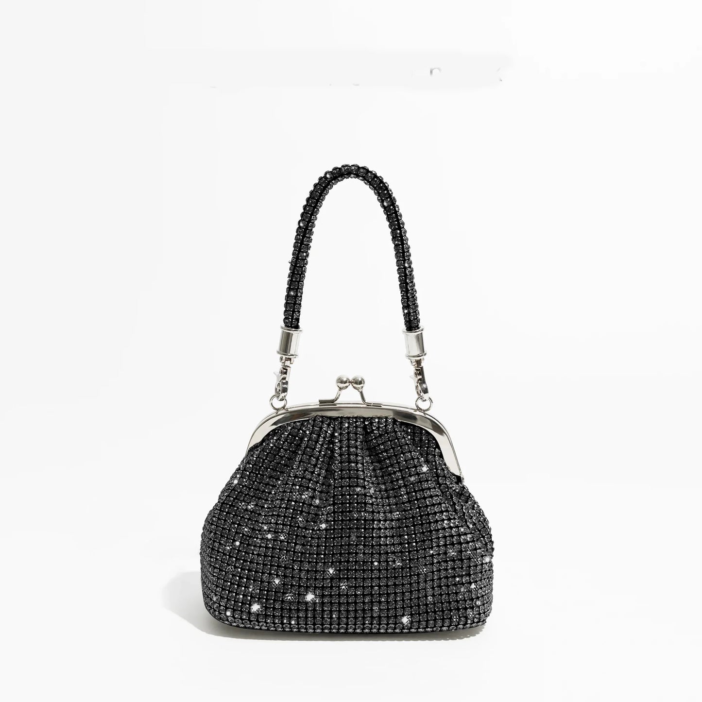 Handle Rhinestones clutch Bag
