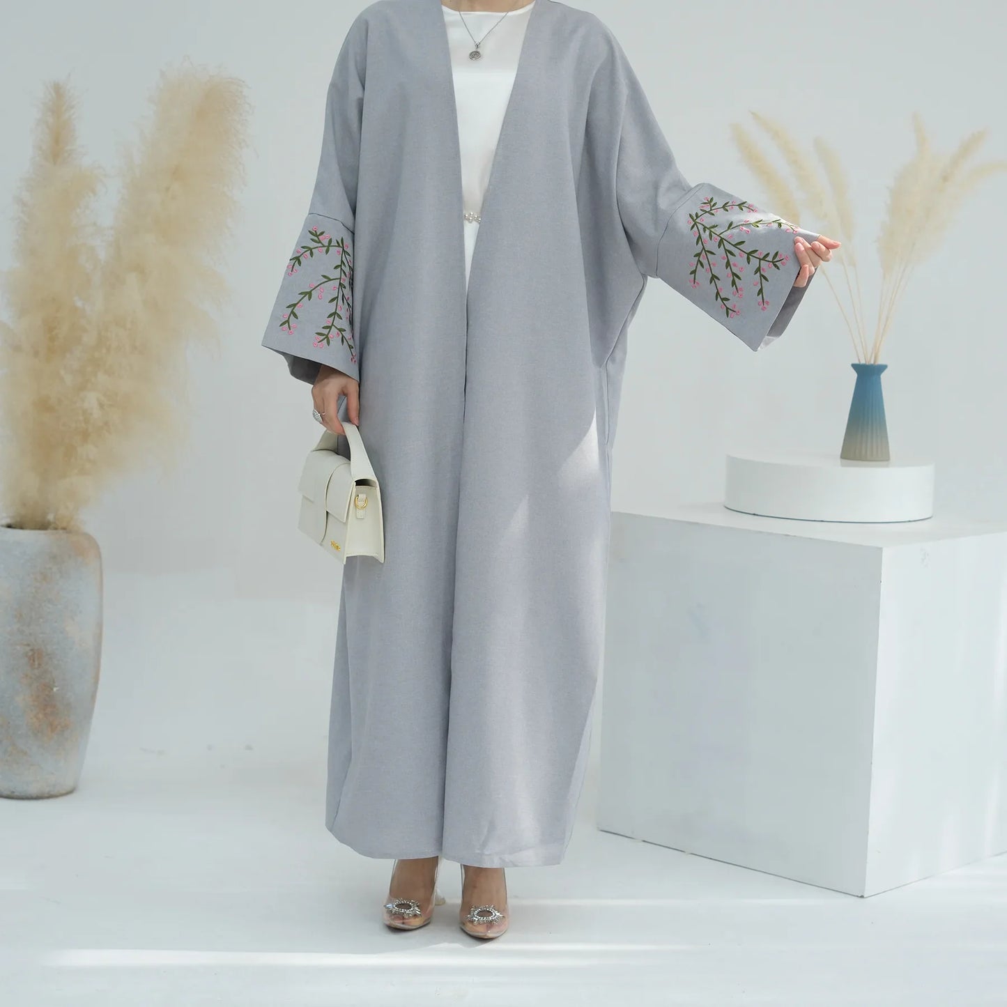 Embroidery Abayas Dress