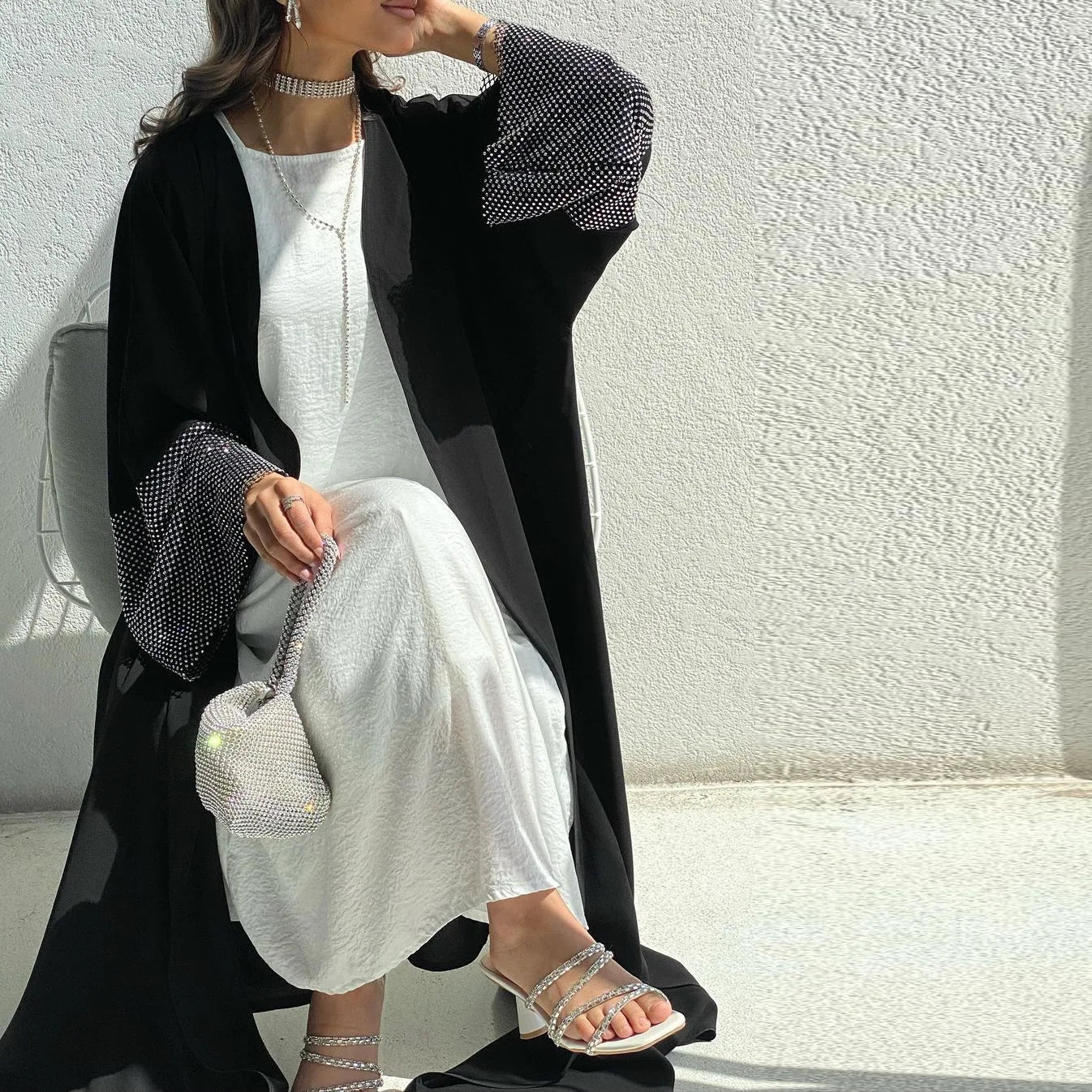 Women Sparkling Abaya