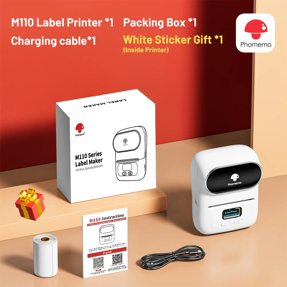 Mini Portable Thermal Label Printer