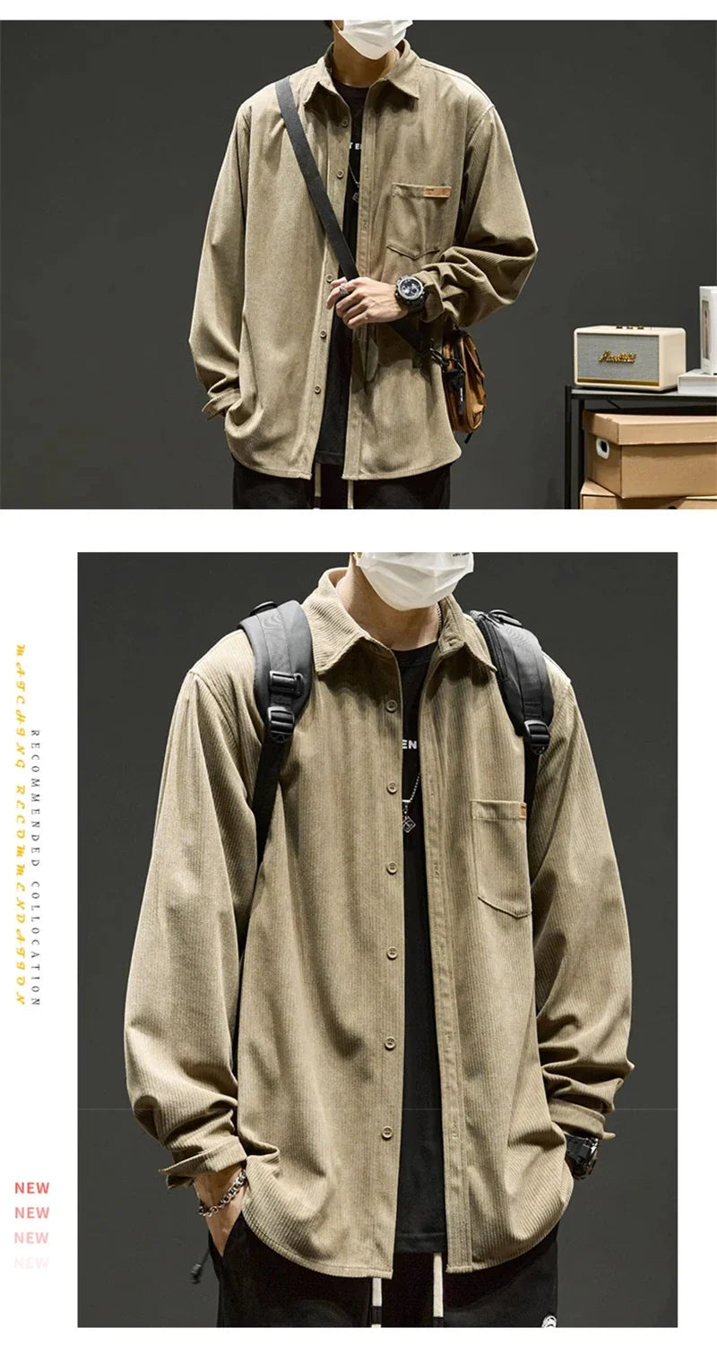 Long Sleeve Corduroy Shirts
