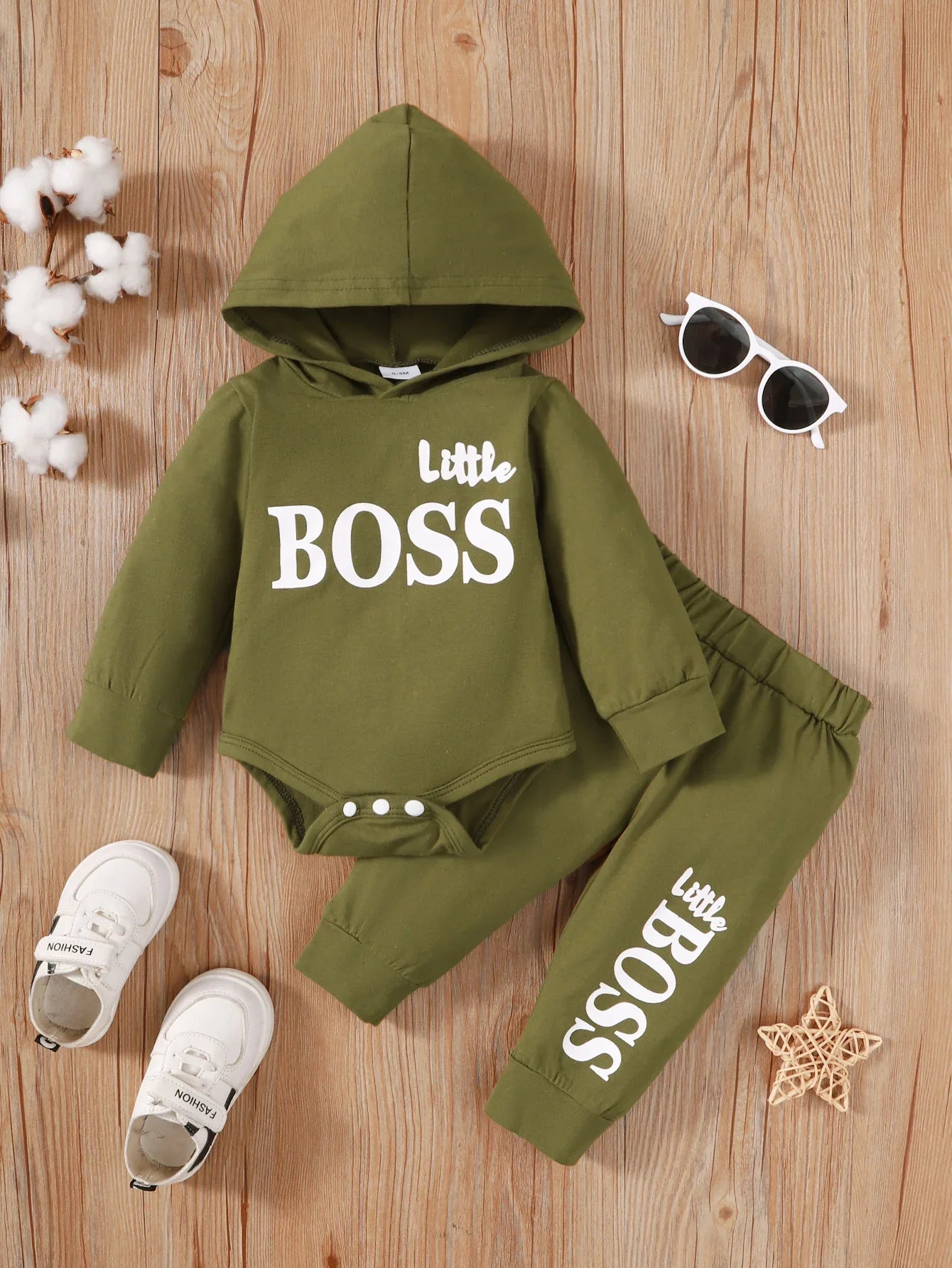 Winter Sleeves Little Boss Baby Hoodies