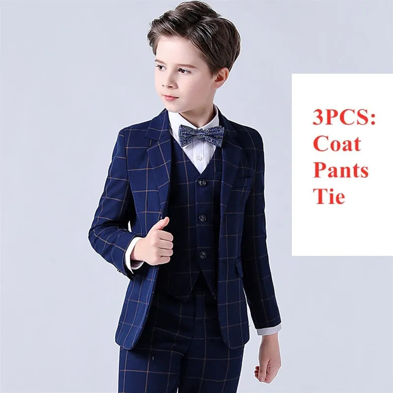 Top Quality Plaid Wedding Suit