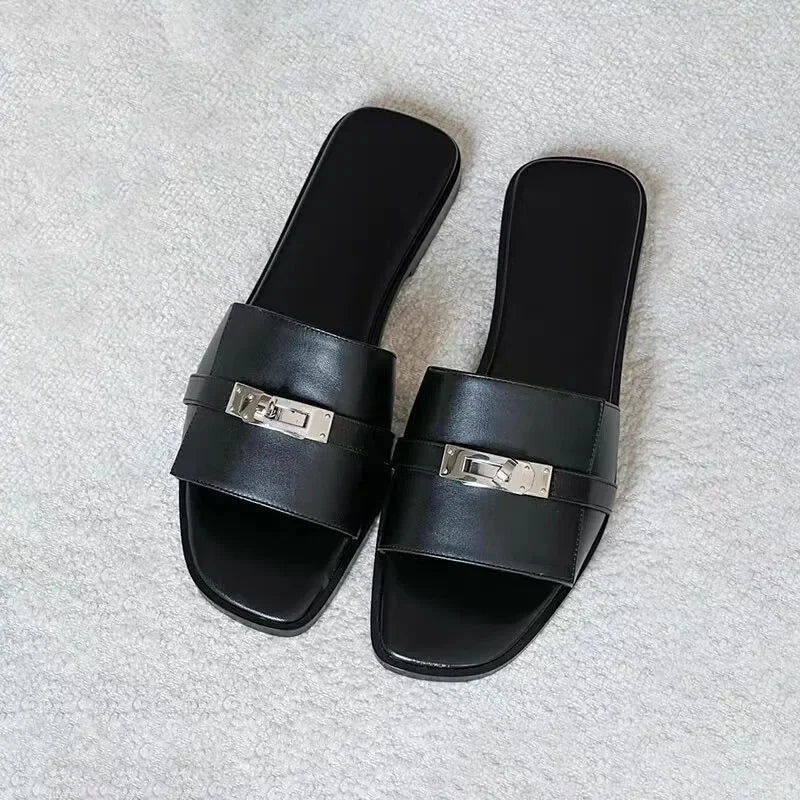 Women Slippers Flat Heels