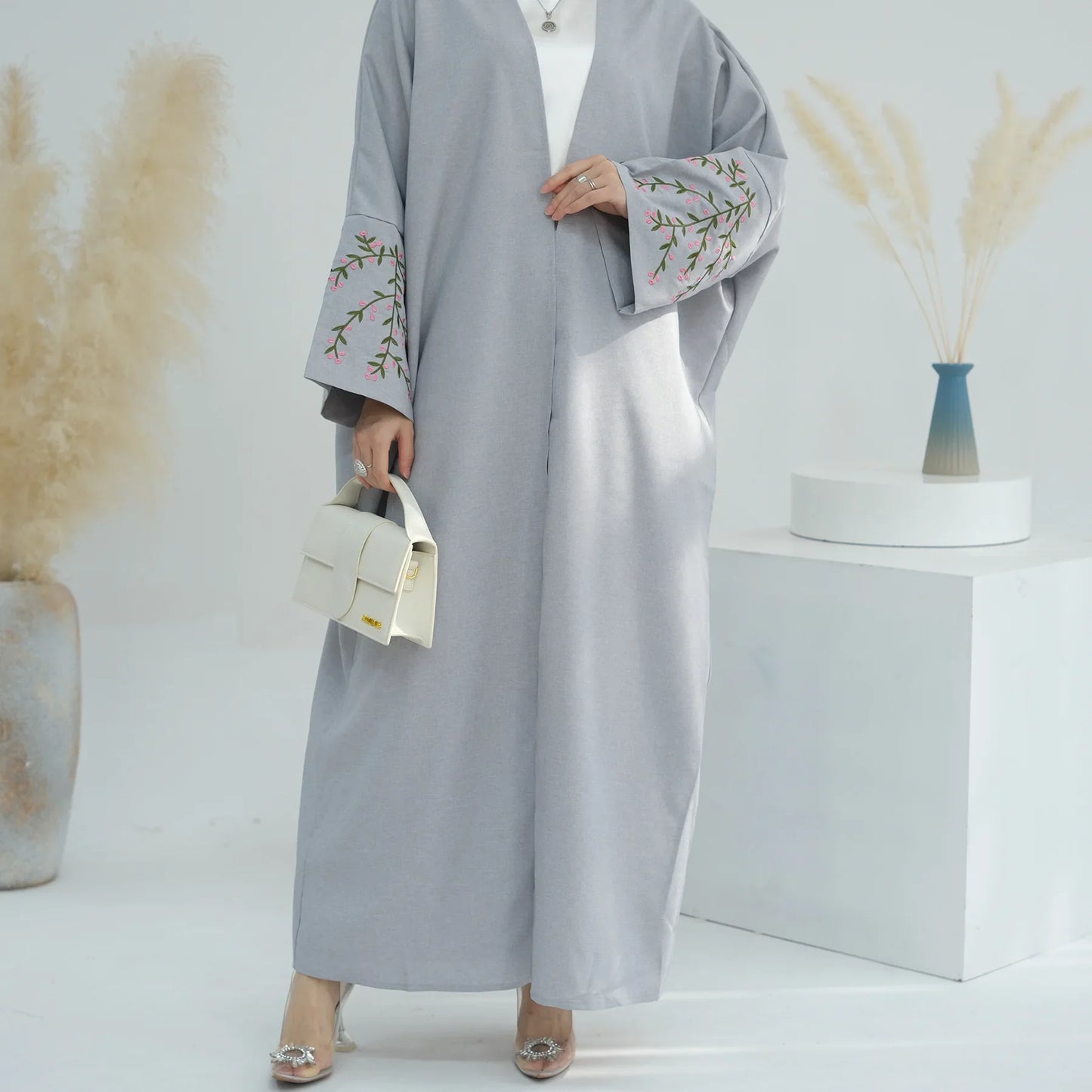 Embroidery Abayas Dress