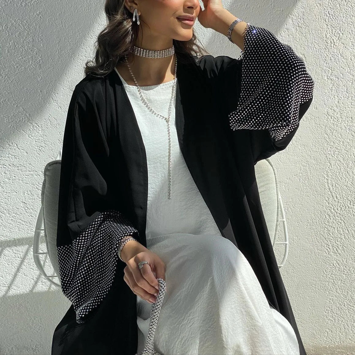 Women Sparkling Abaya