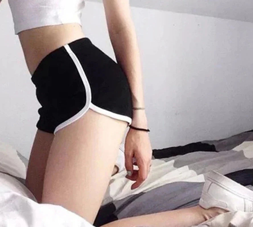 Fashion Stretch Waist Casual Shorts