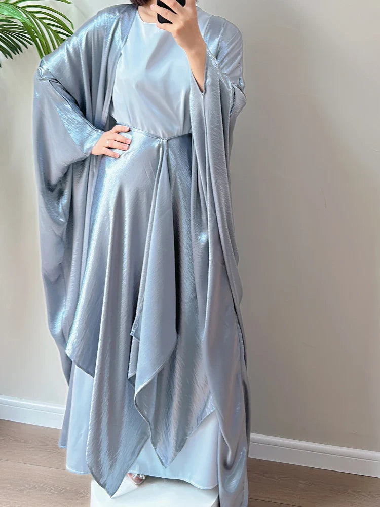 Abaya Satin for Women Eid Dress