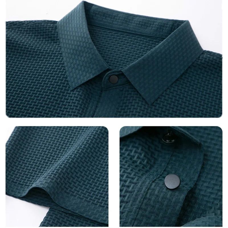 Summer Men's Short Sleeve T-shirt POLO