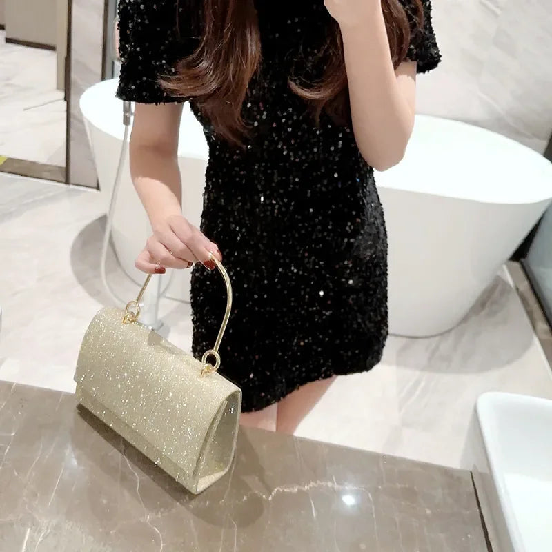 Shiny Clutch Handbag for Women