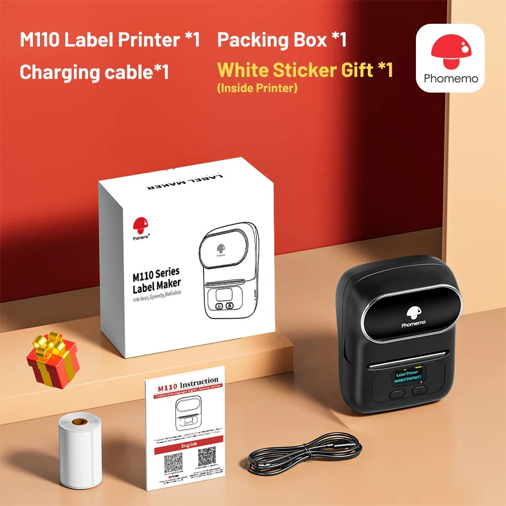 Mini Portable Thermal Label Printer